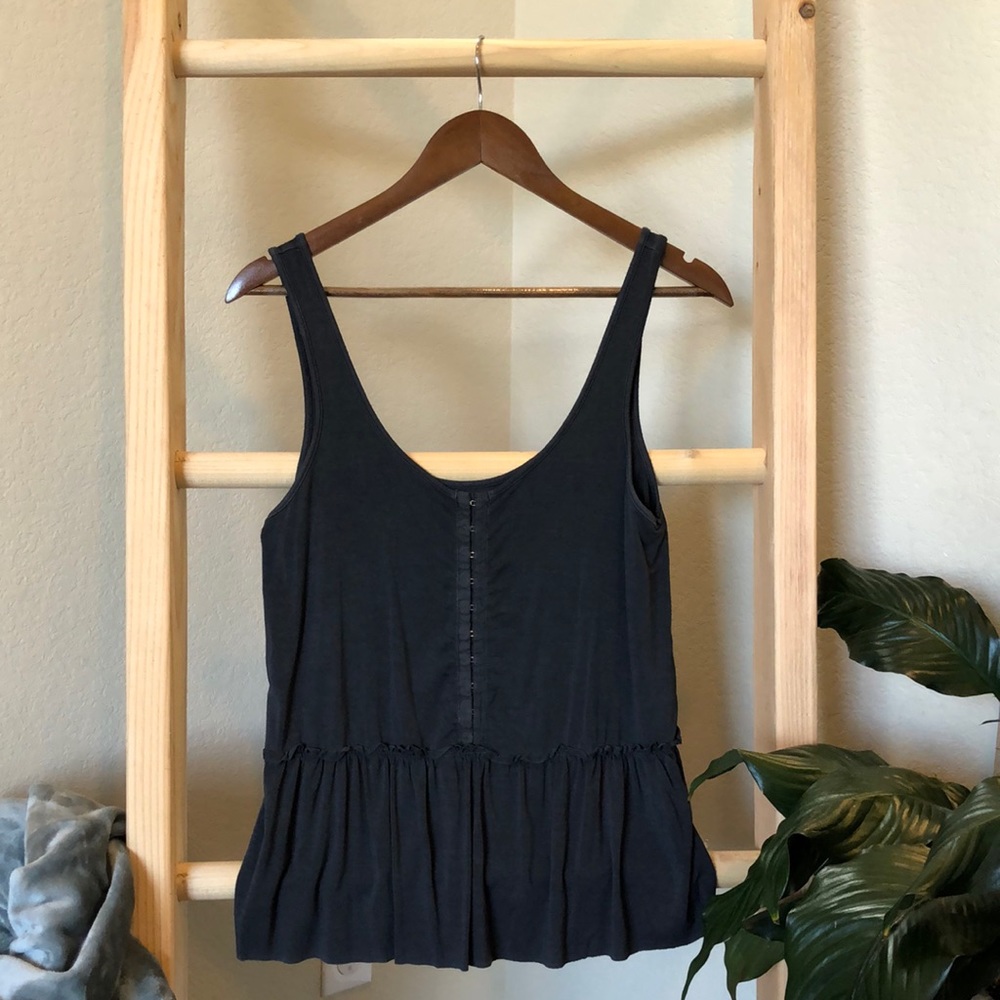 American Eagle Soft and Sexy Peplum Tank